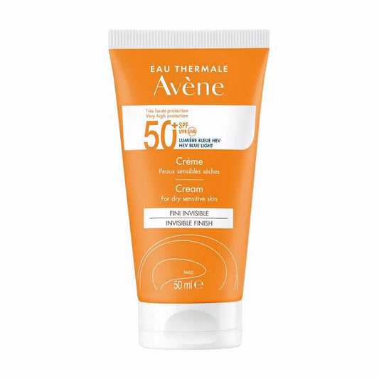 אוון קרם הגנה מהשמש +SPF50 לעור יבש  AVENE