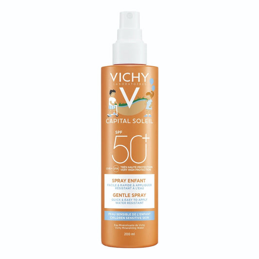 ספריי לילדים קפיטל סוליי וישי VICHY CAPITAL SOLEIL SPRAY SPF50 