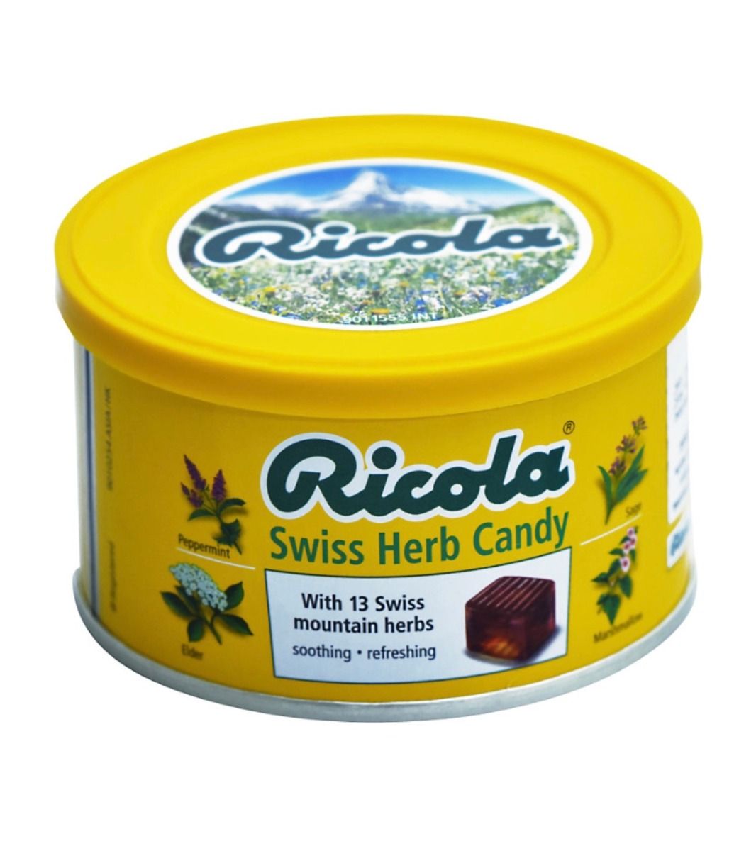 ריקולה סוכריות בטעם לימון 75 גרם Ricola