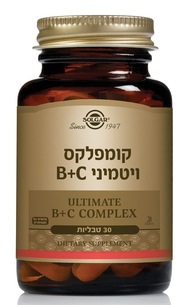 סולגאר C+B קומפלקס 30 טבליות Solgar